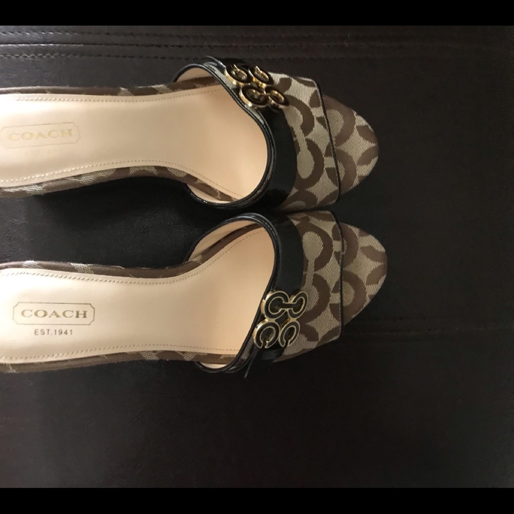 COACH {WEDGE HEEL} SHOES - Picture 3 of 7